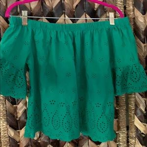 Off the shoulders summer top size L large